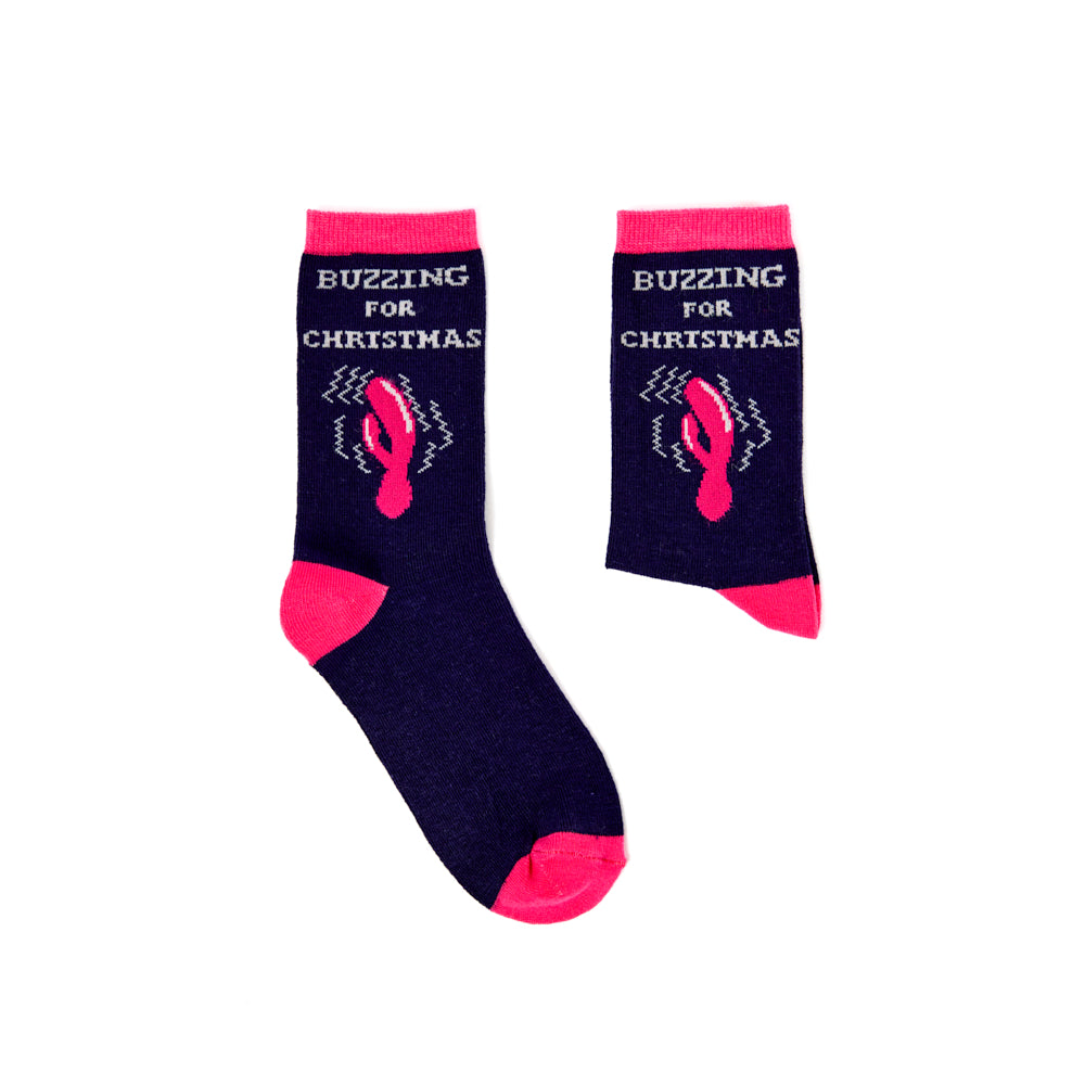 Ladies Buzzing For Christmas Socks