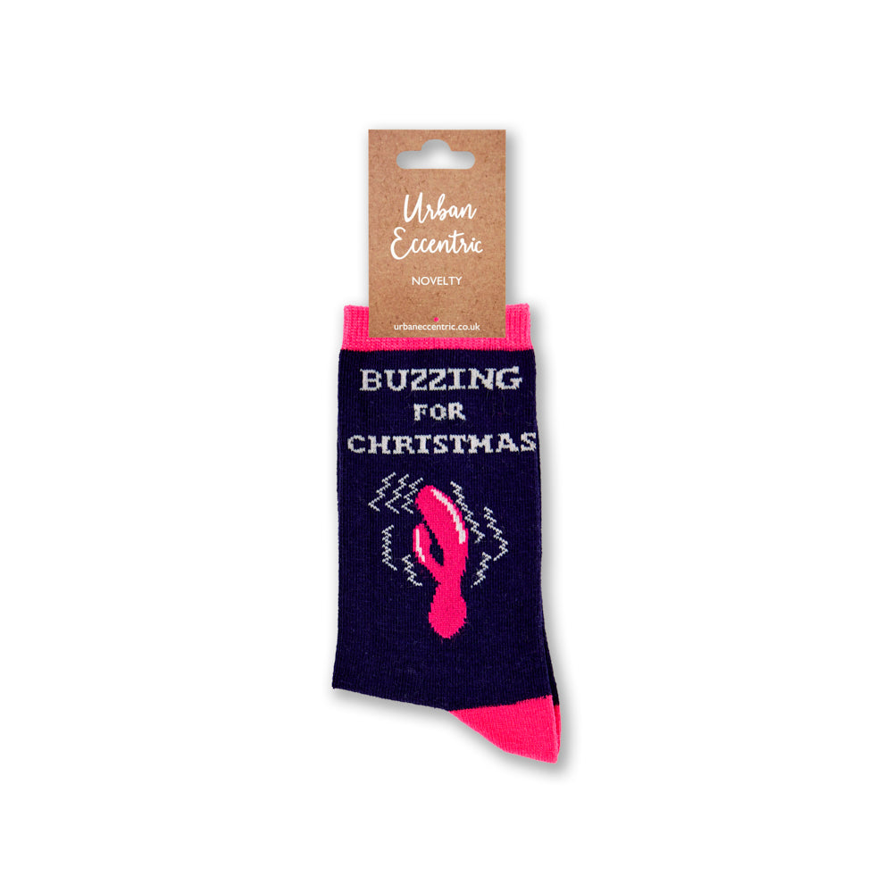 Ladies Buzzing For Christmas Socks
