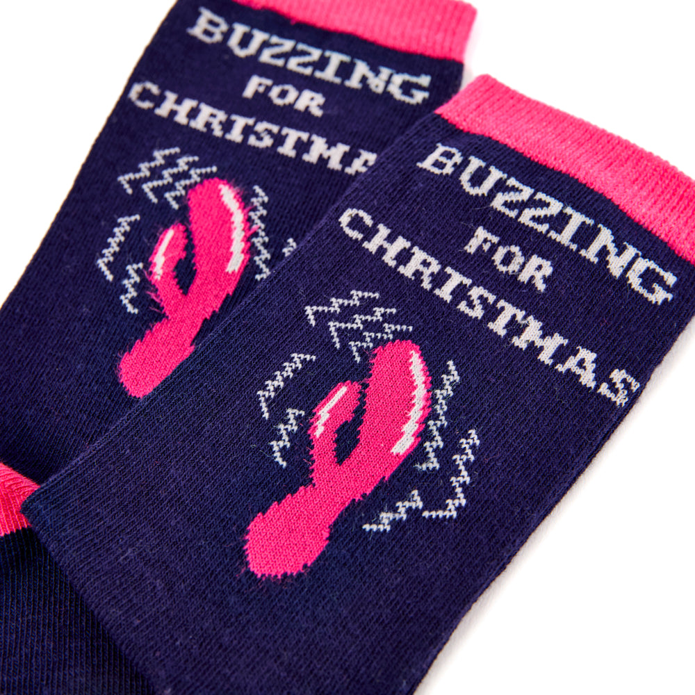 Ladies Buzzing For Christmas Socks