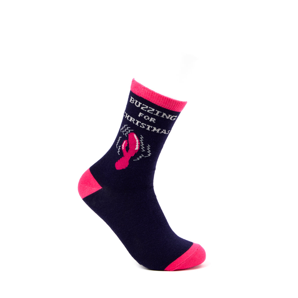 Ladies Buzzing For Christmas Socks