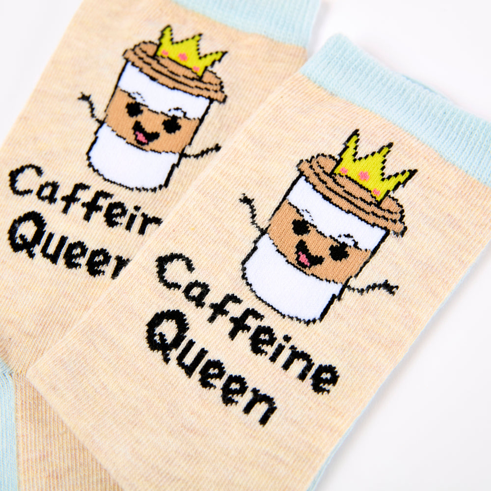 Ladies Caffeine Queen Socks