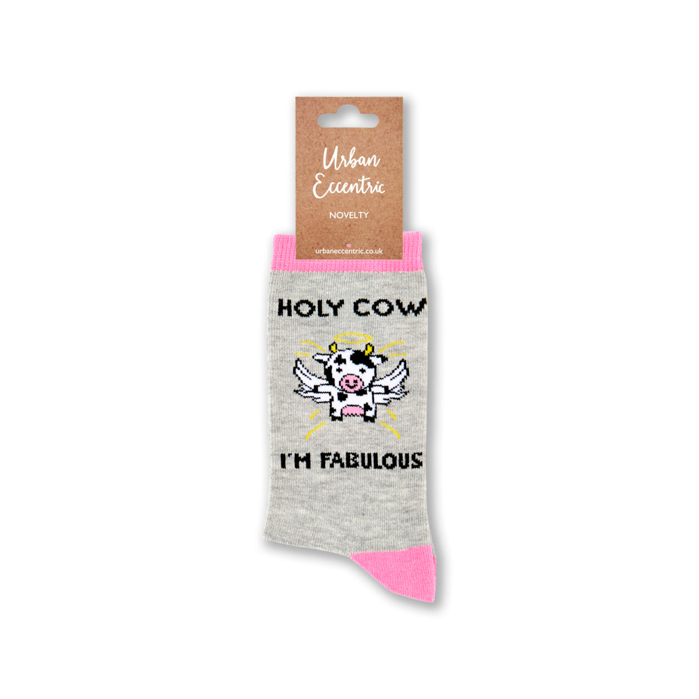 Ladies Holy Cow Socks