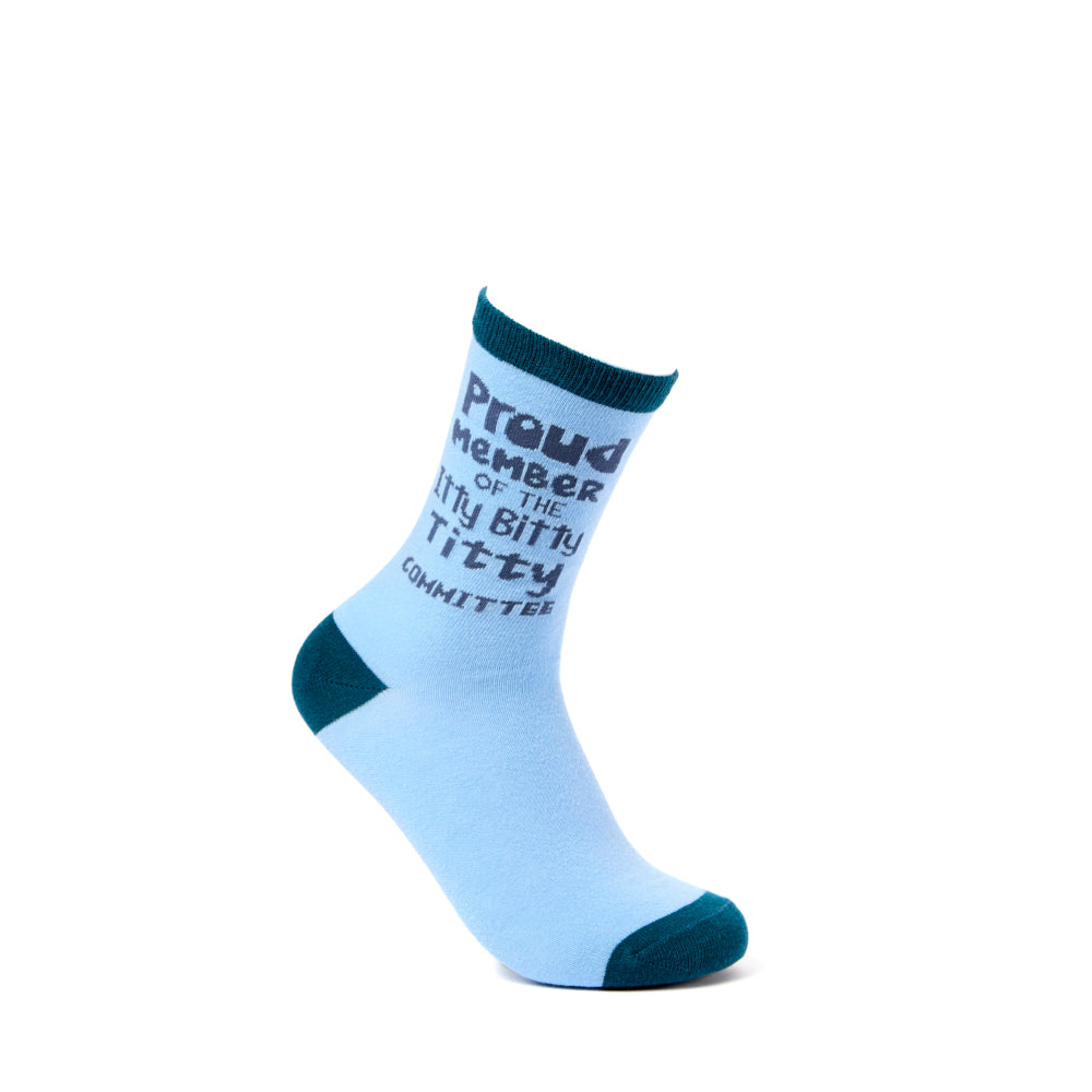 Ladies Proud Member Of The Itty Bitty Titty Committee Socks
