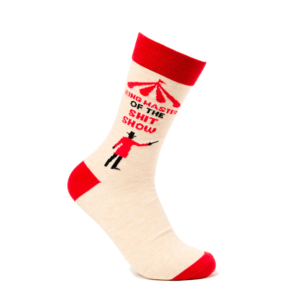 Unisex Ring Master Of The Shit Show Socks