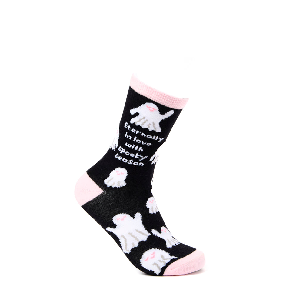 Ladies I'm Eternally In Love With Spooky Socks