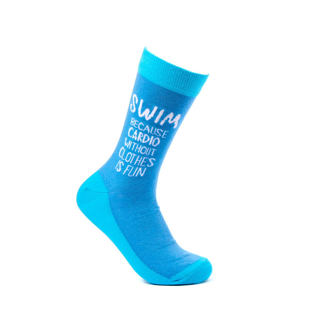Unisex Swim Because Cardio Without Clothes Is Fun Socks