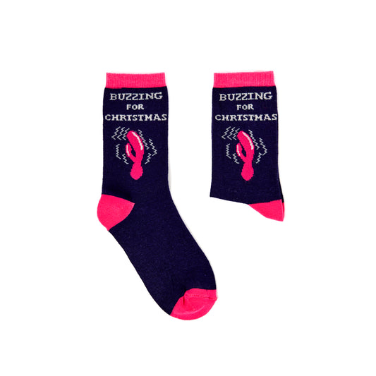 Ladies Buzzing For Christmas Socks