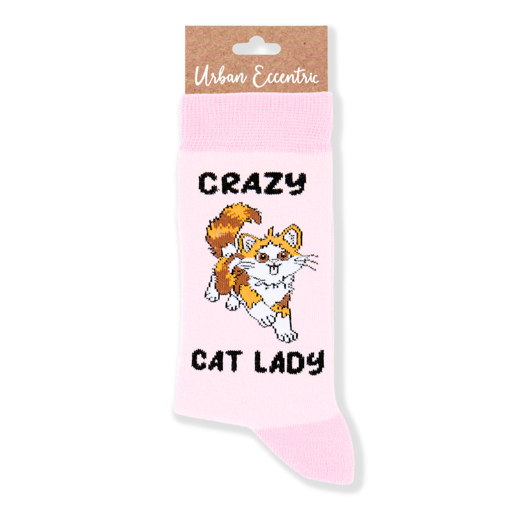 Ladies Crazy Cat Lady Socks