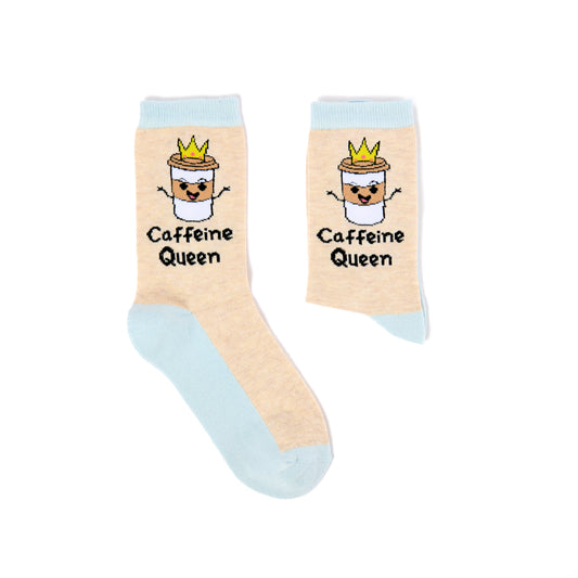 Ladies Caffeine Queen Socks