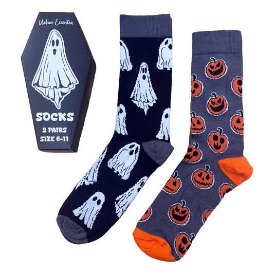Unisex Coffin Halloween Socks Gift Set