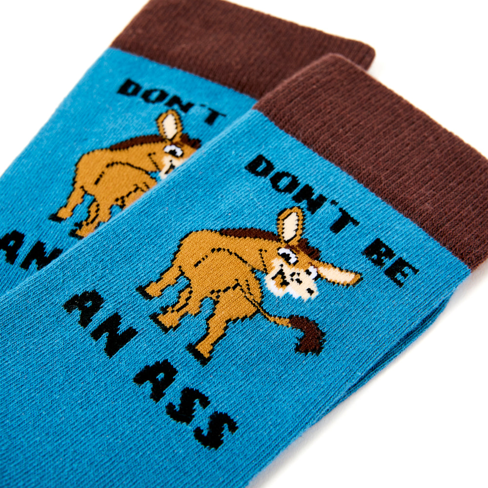 Unisex Don't Be An Ass Socks