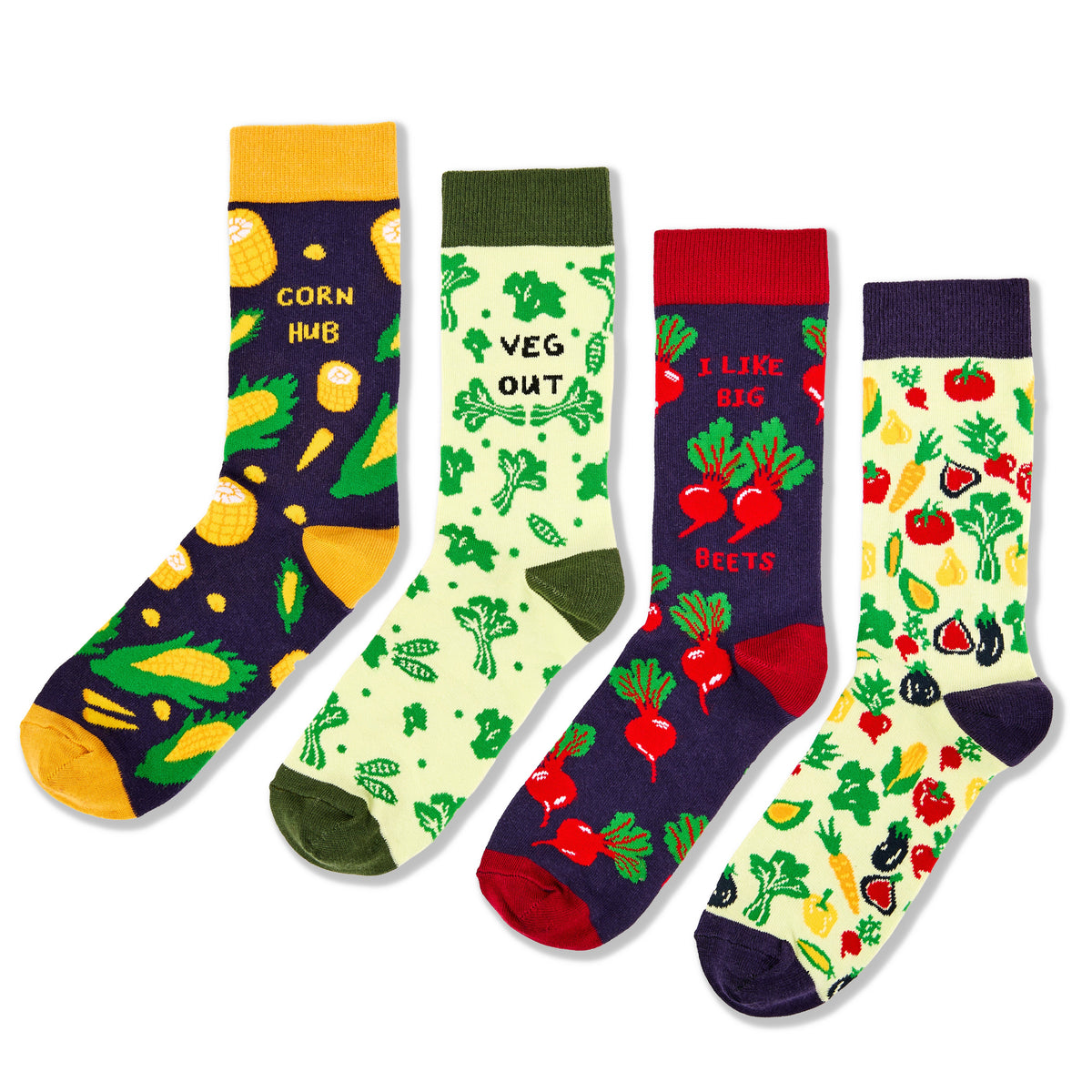 Unisex Rude Veggie Socks Gift Box