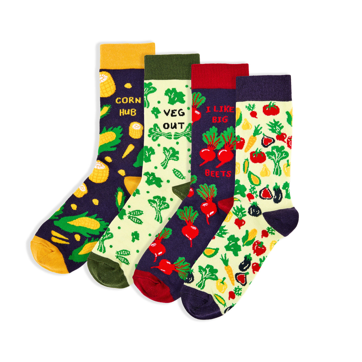 Unisex Rude Veggie Socks Gift Box