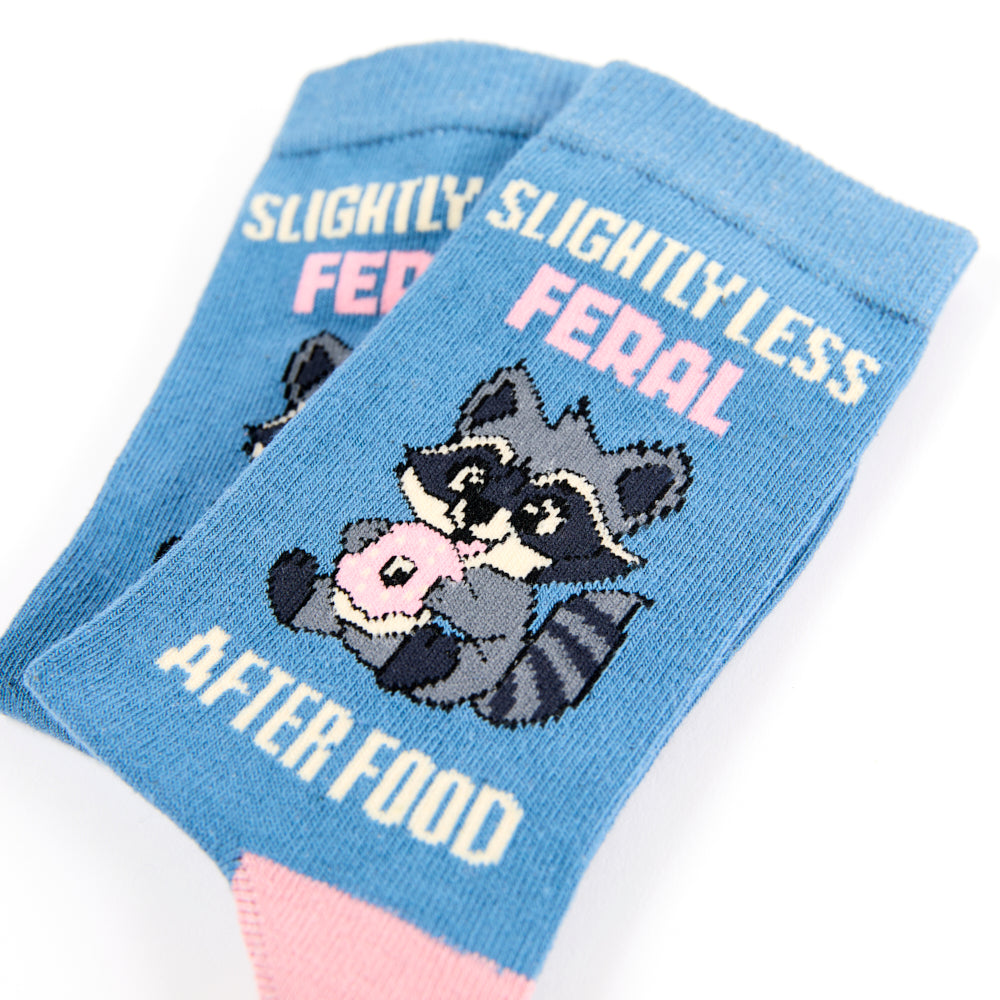 Ladies Slightly Less Feral After Food Socks