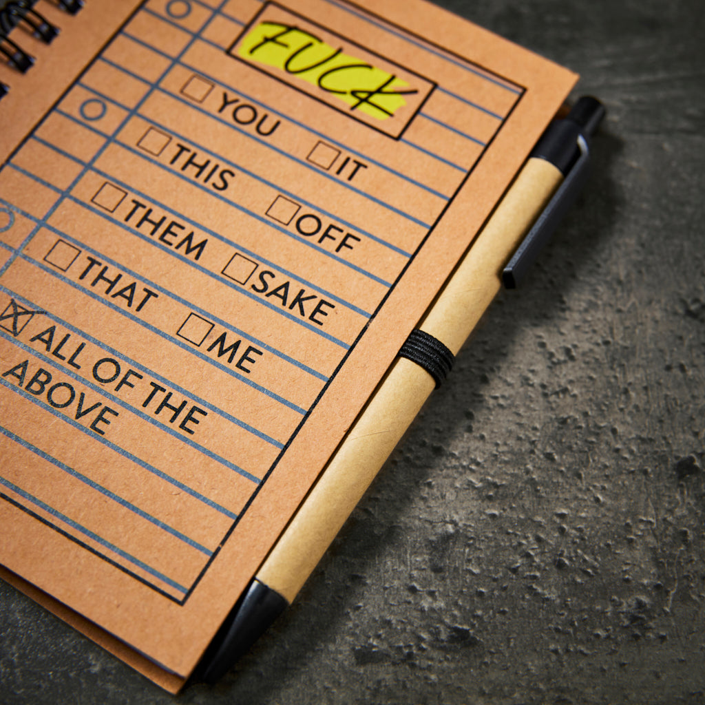 Fuck Tick List Notebook