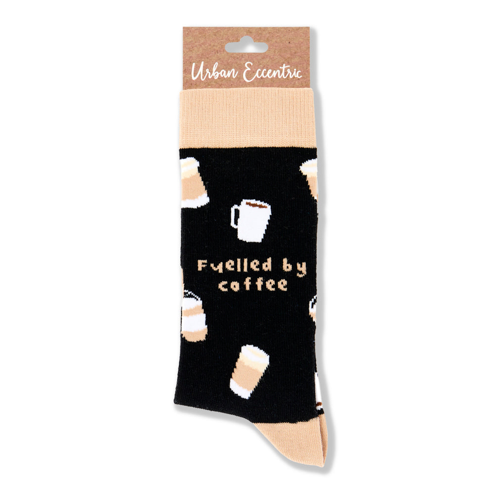 Unisex Fuelled By Coffee Socks