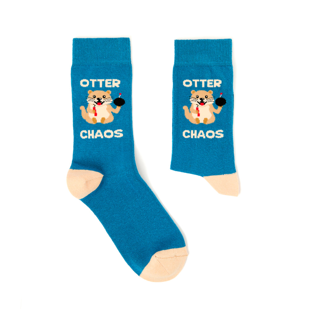 Unisex Otter Chaos Socks