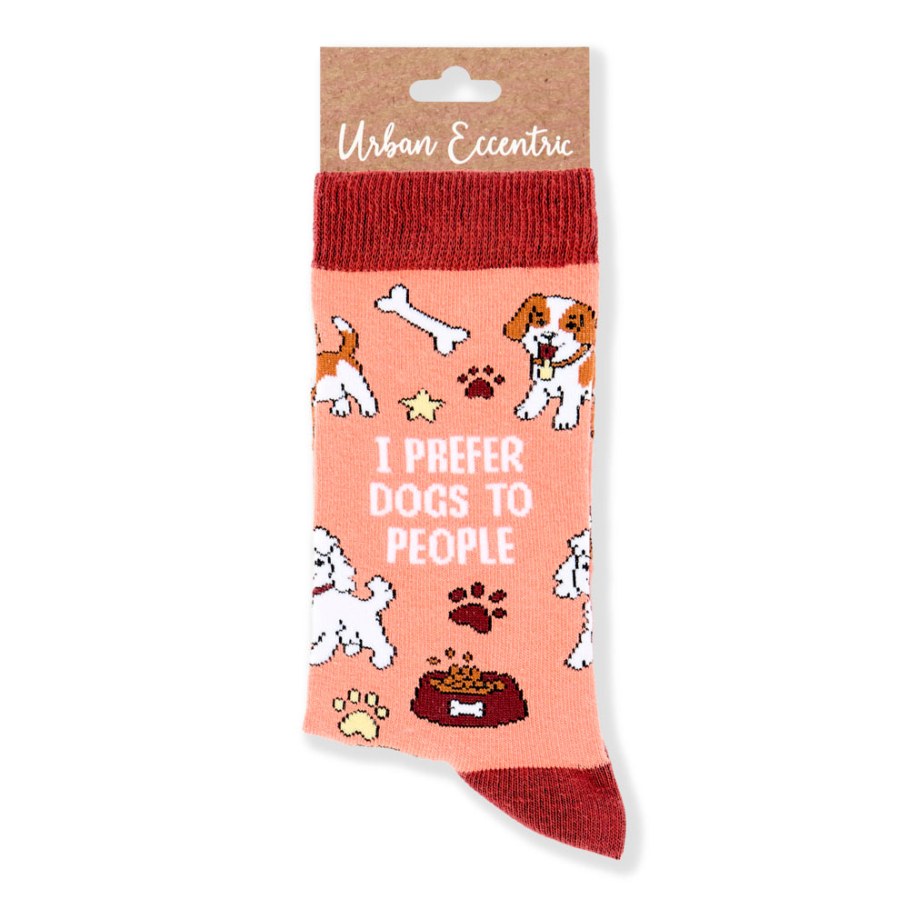 Ladies Prefer Dogs To People Socks