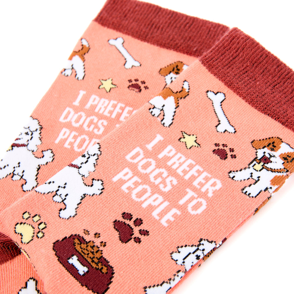Ladies Prefer Dogs To People Socks