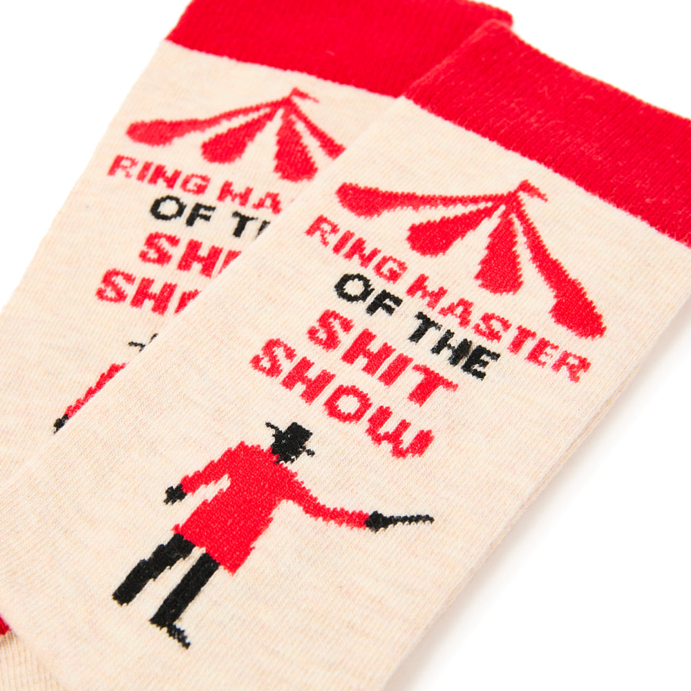 Unisex Ring Master Of The Shit Show Socks