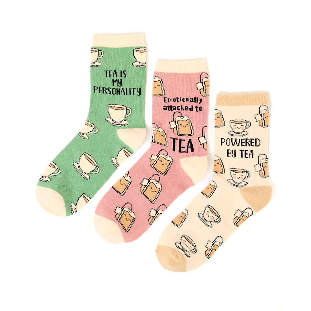 Ladies Tea Socks Gift Box